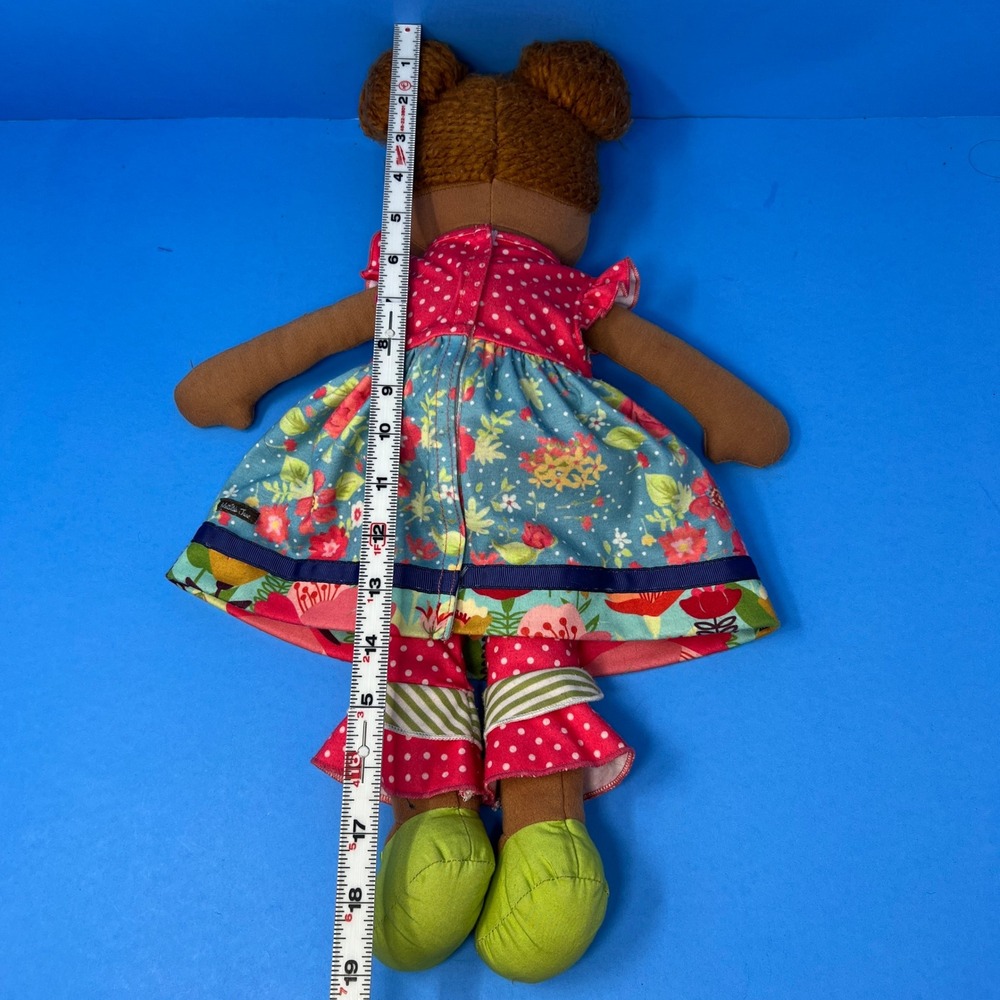 Matilda Jane Olivia Rag Doll 19 Inch Multicolor Floral Polka Dot Dress 28514A - Picture 12 of 16